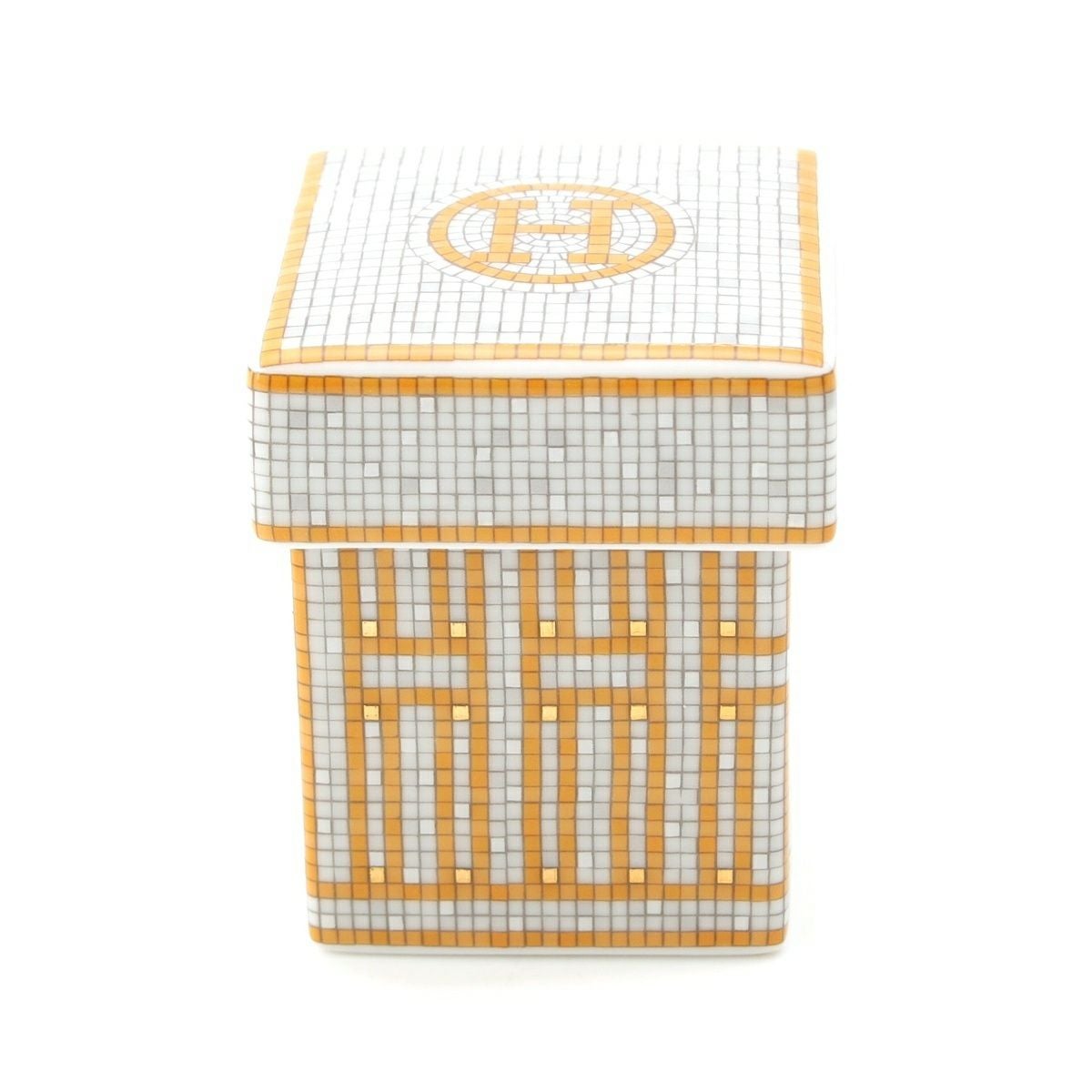 エルメス MOSAIQUE モザイク 24 シュガーポット 小物入れ 食器