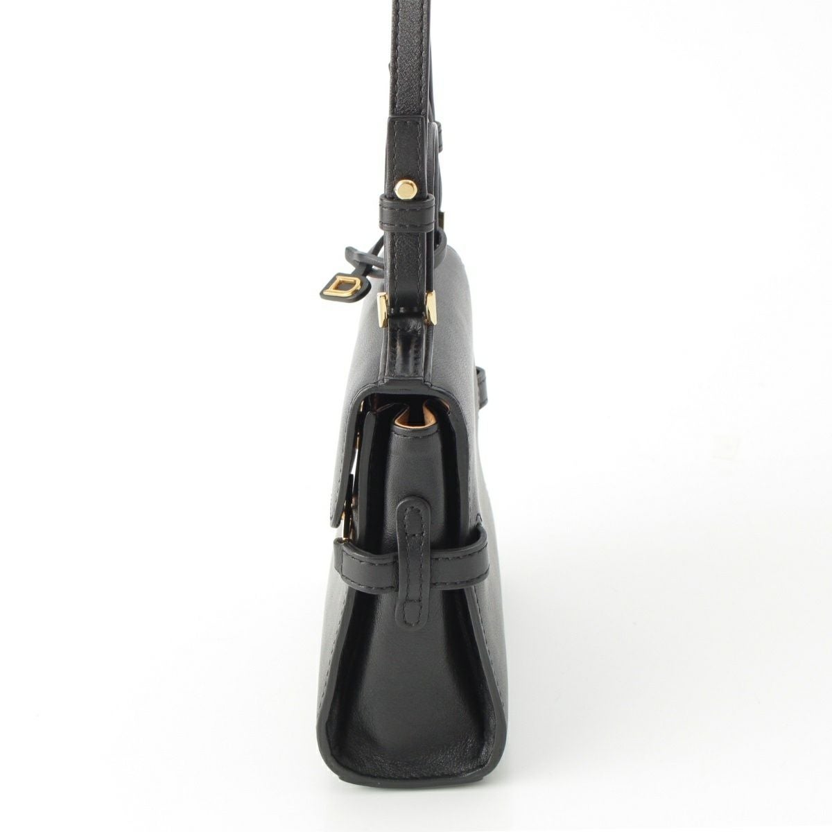 デルヴォー タンペートミニ レザー 2way ショルダー ハンドバッグ