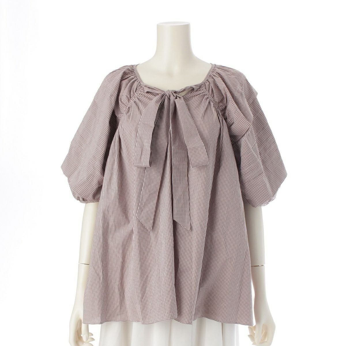極美品✨2024 セシリーバンセン PALOMA TOPS ギンガムチェック セシリーバンセン 24年 コットン READY TO WEAR PALOMA TOPS パロマ