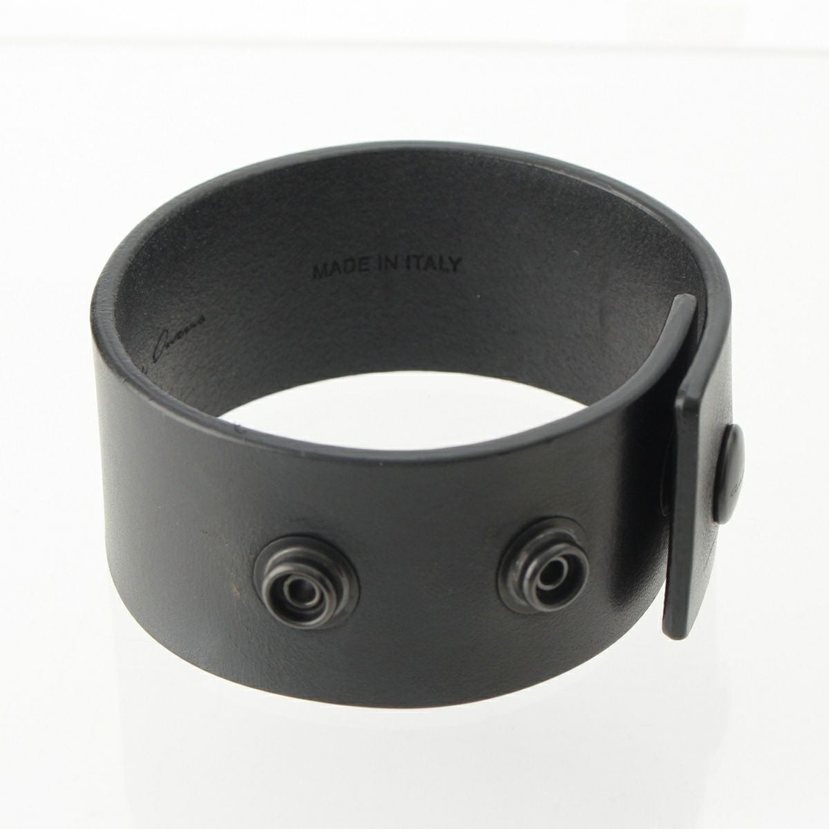 リックオウエンス 25SS ANTHEM CUFF レザー 復刻 ブレスレット