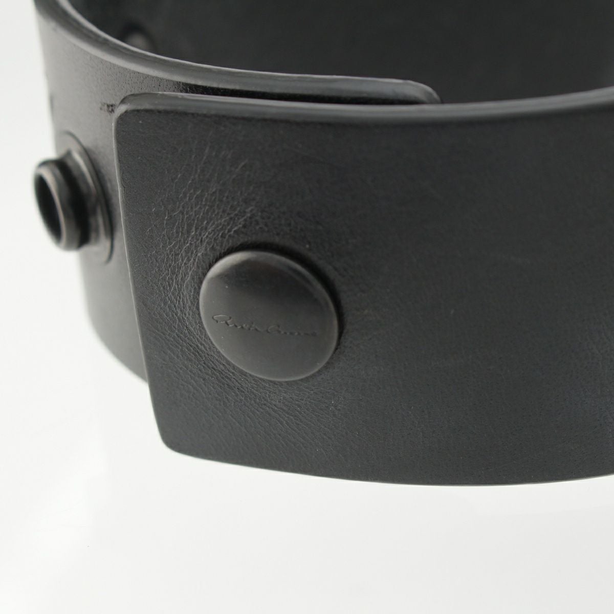 リックオウエンス 25SS ANTHEM CUFF レザー 復刻 ブレスレット
