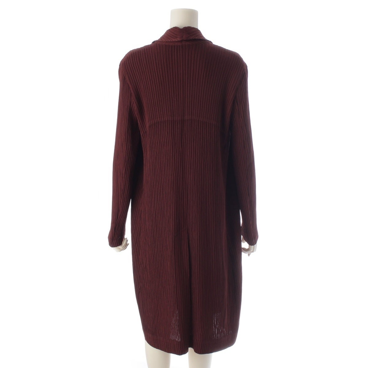 イッセイミヤケ 25年 HATCHING PLEATS プリーツ ロング ジャケット