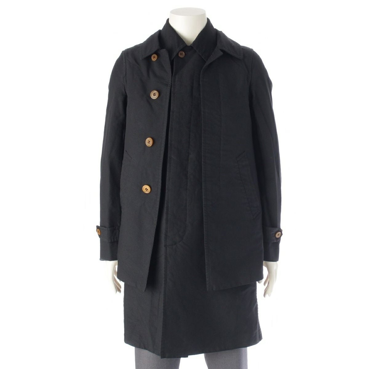 コムデギャルソンオムプリュス AD2017 ラバートイ ドッキング デザイン