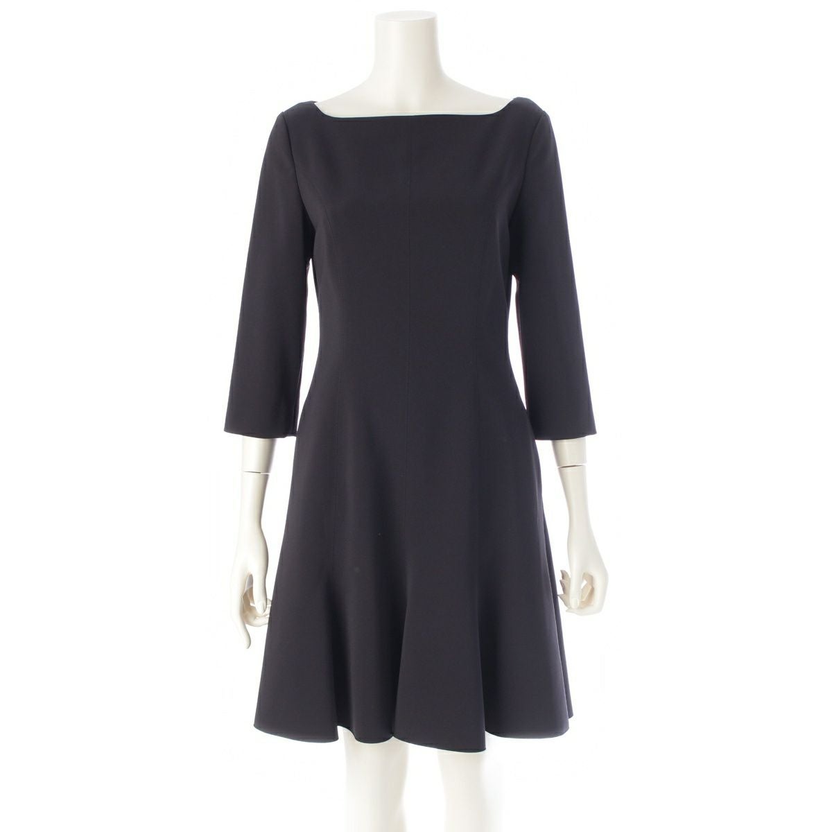 FOXEY NEW YORK フレアーワンピース ネイビー 38サイズ ◇◇ご覧頂き