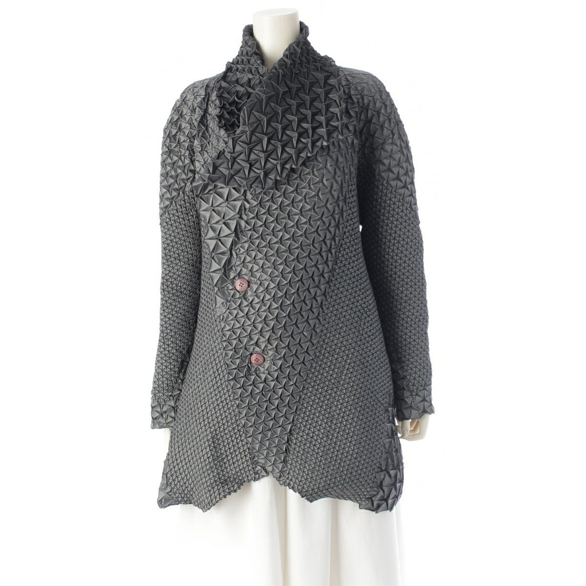ISSEY MIYAKE スチームストレッチプリーツ ジャケット 花柄