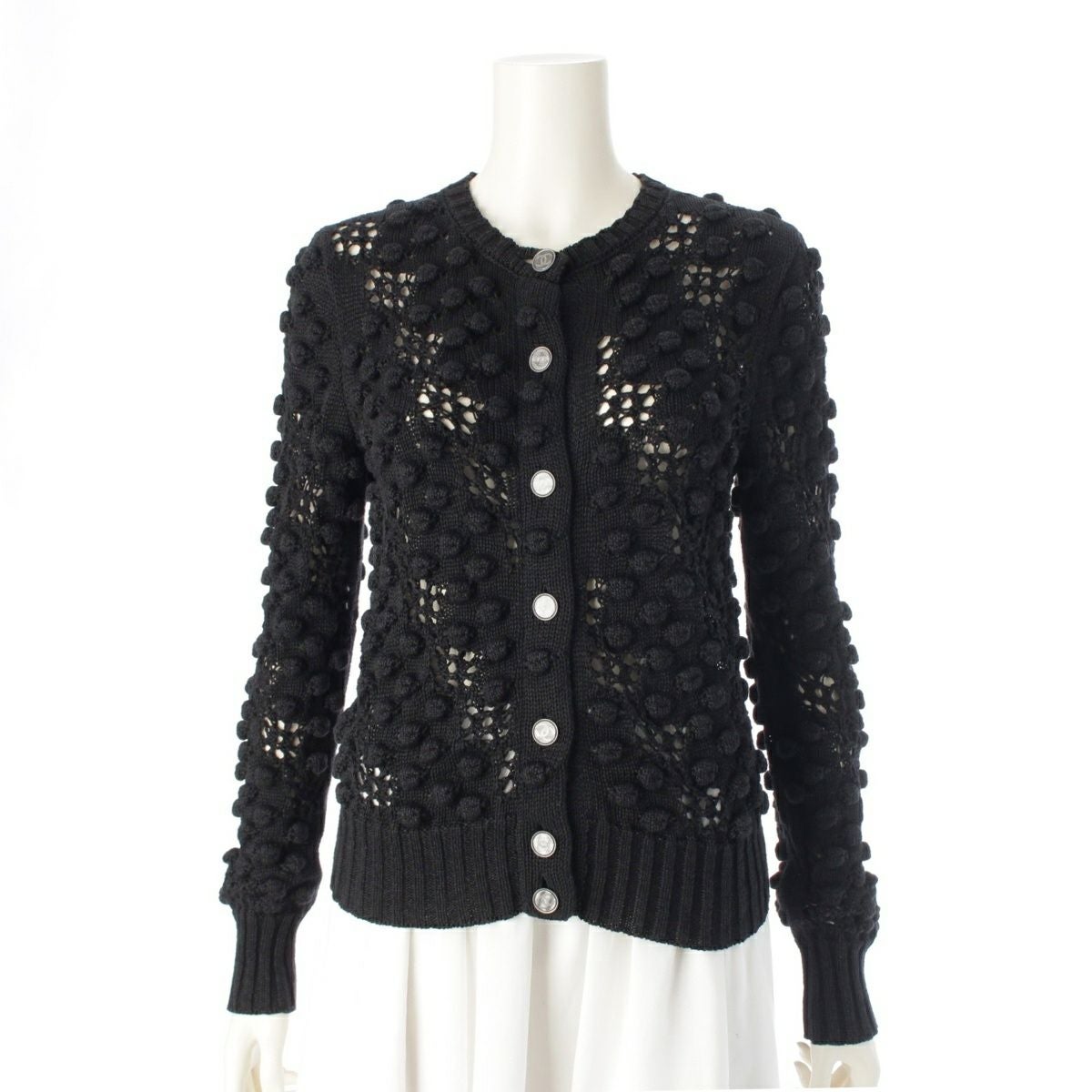 シャネル　ニットカーディガン　正規品 中古・古着通販】CHANEL (シャネル) ニットカーディガン P57064K07433