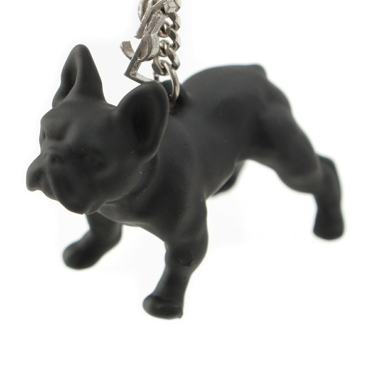 サンローラン ムジーク 犬 キーリング キーホルダー ブラック | 中古