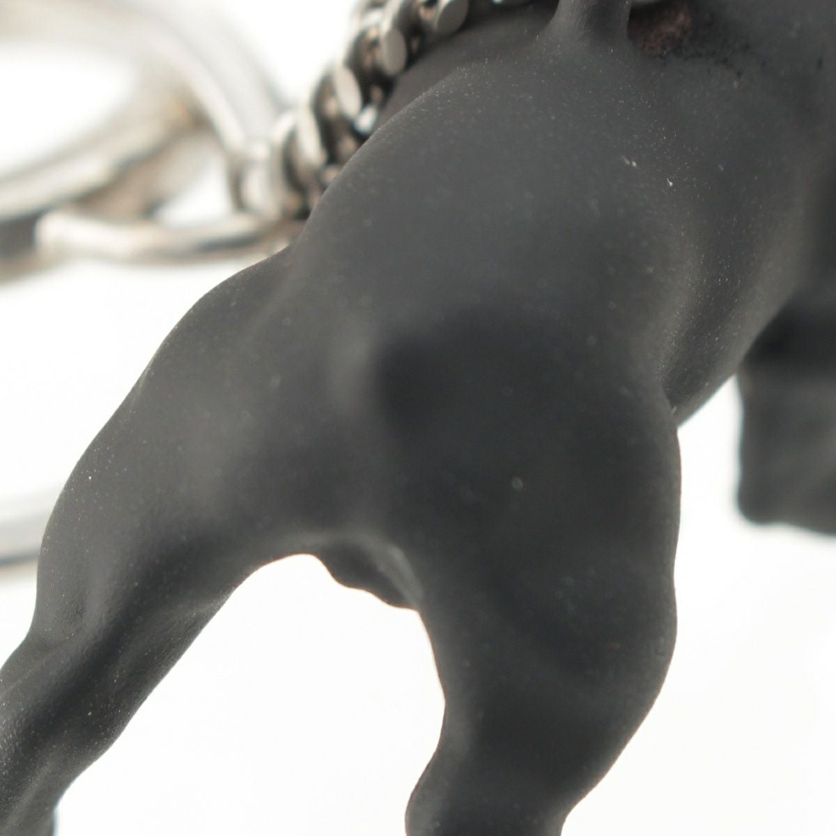 サンローラン ムジーク 犬 キーリング キーホルダー ブラック | 中古 サンローラン ムジーク 犬 キーリング キーホルダー ブラック | 中古