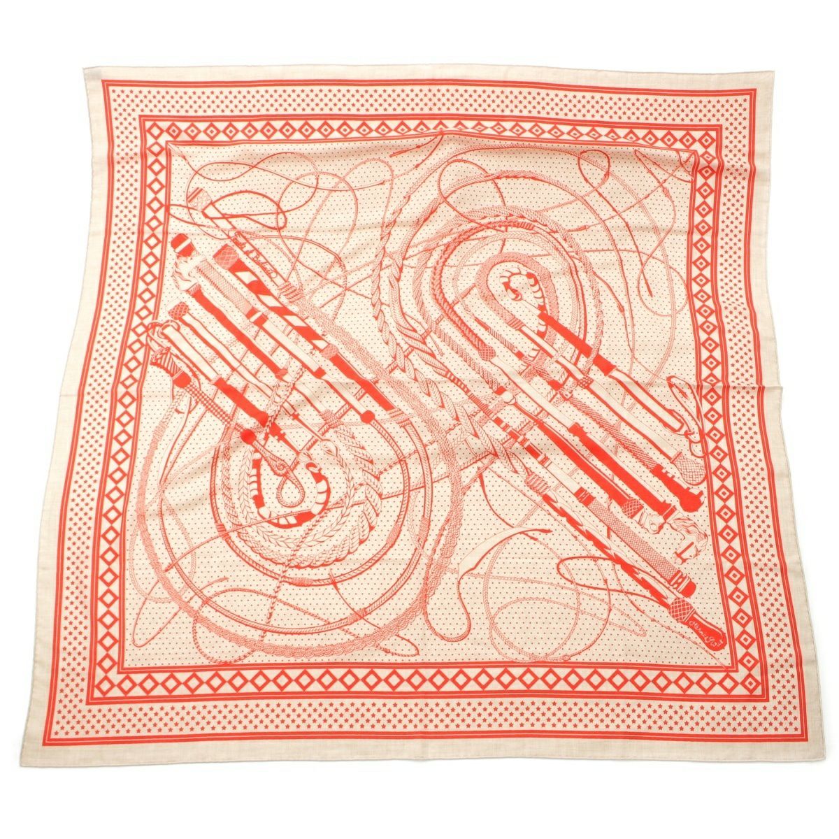 エルメス カレジェアン Fouets et Badines カシシル 140 エルメス カレジェアン 140 カシシル Fouets et Badines Bandana 鞭と
