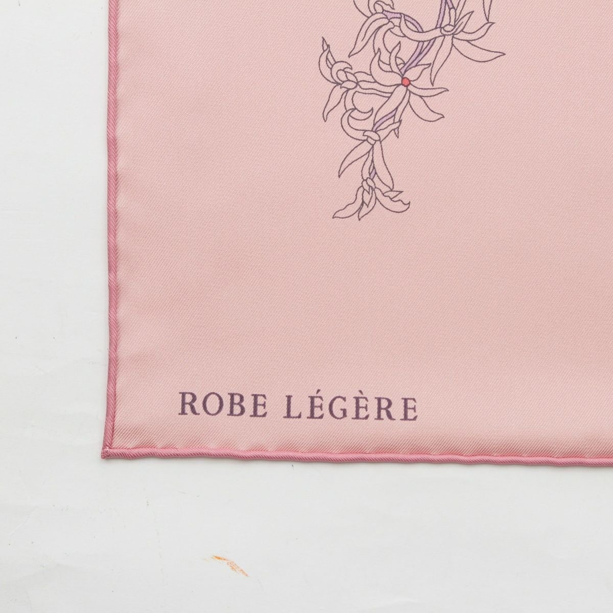 エルメス カレ90 Robe Legere ローブ レジェール シルク お花柄