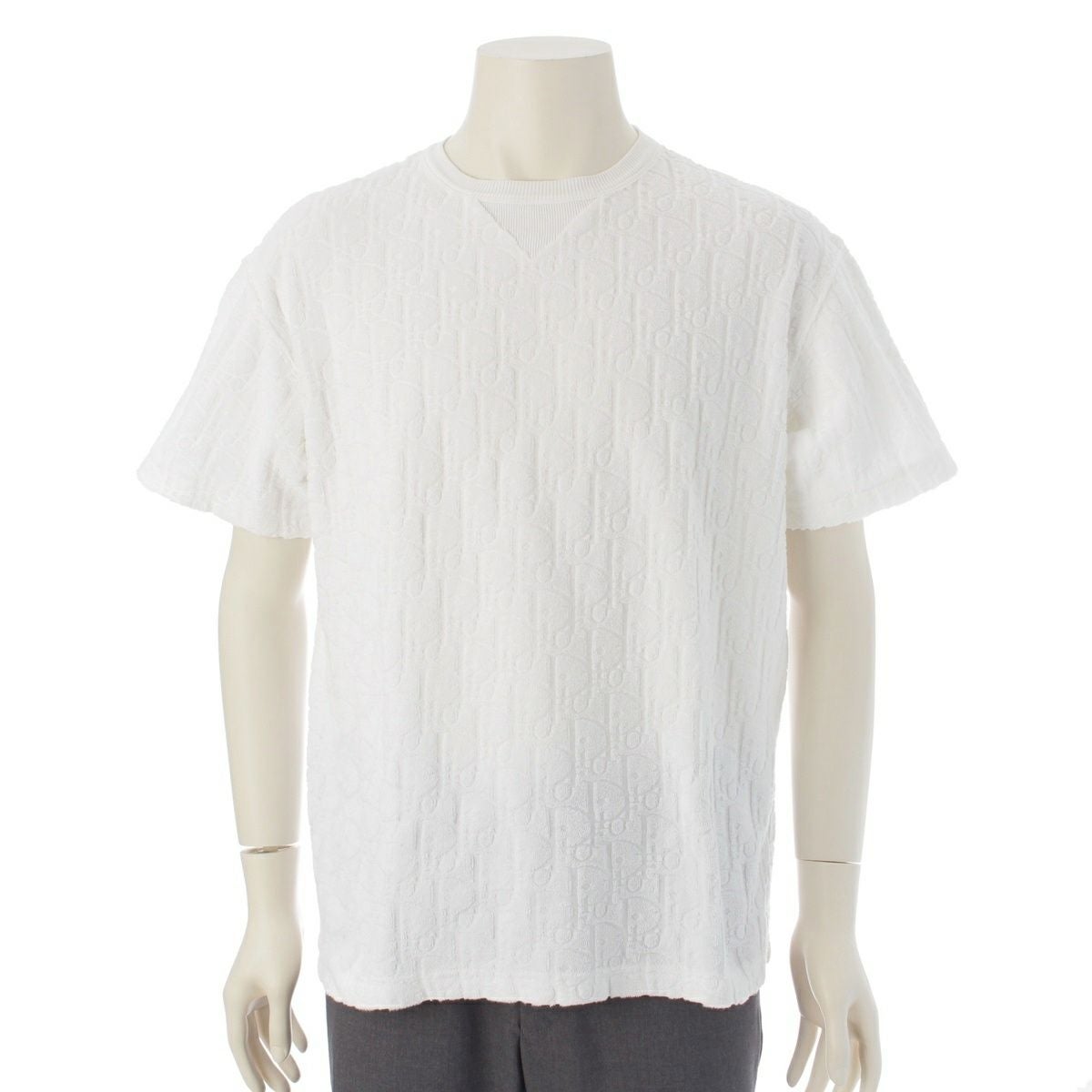 ディオール コットン オブリーク パイル トロッター 半袖Tシャツ