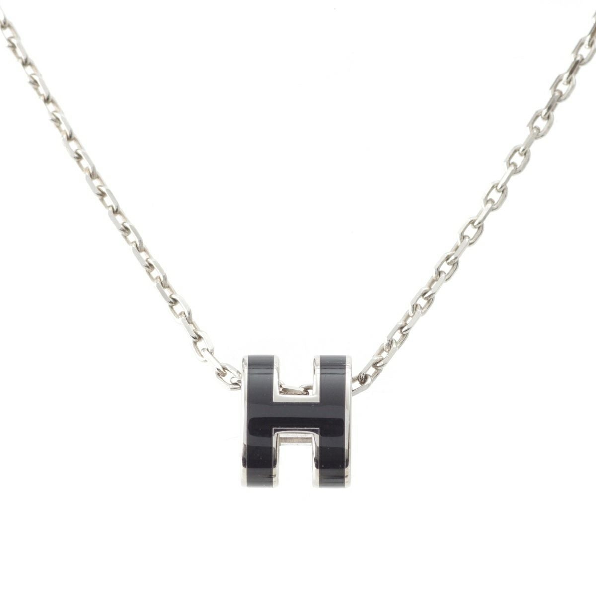 エルメス ミニ ポップアッシュ H ネックレス アクセサリー シルバー