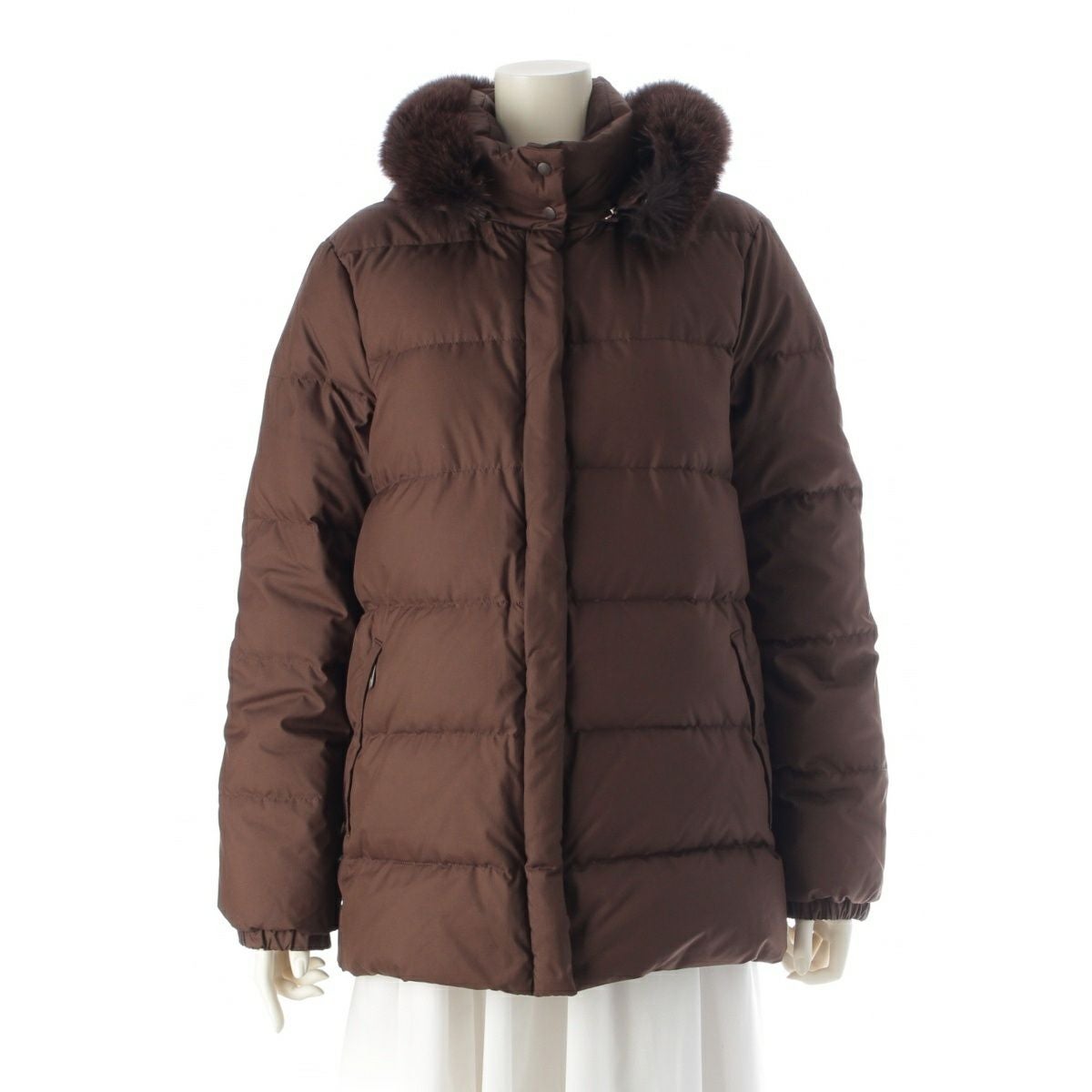MONCLERモンクレール『茶タグ レザーダウンジャケット size1 moncler