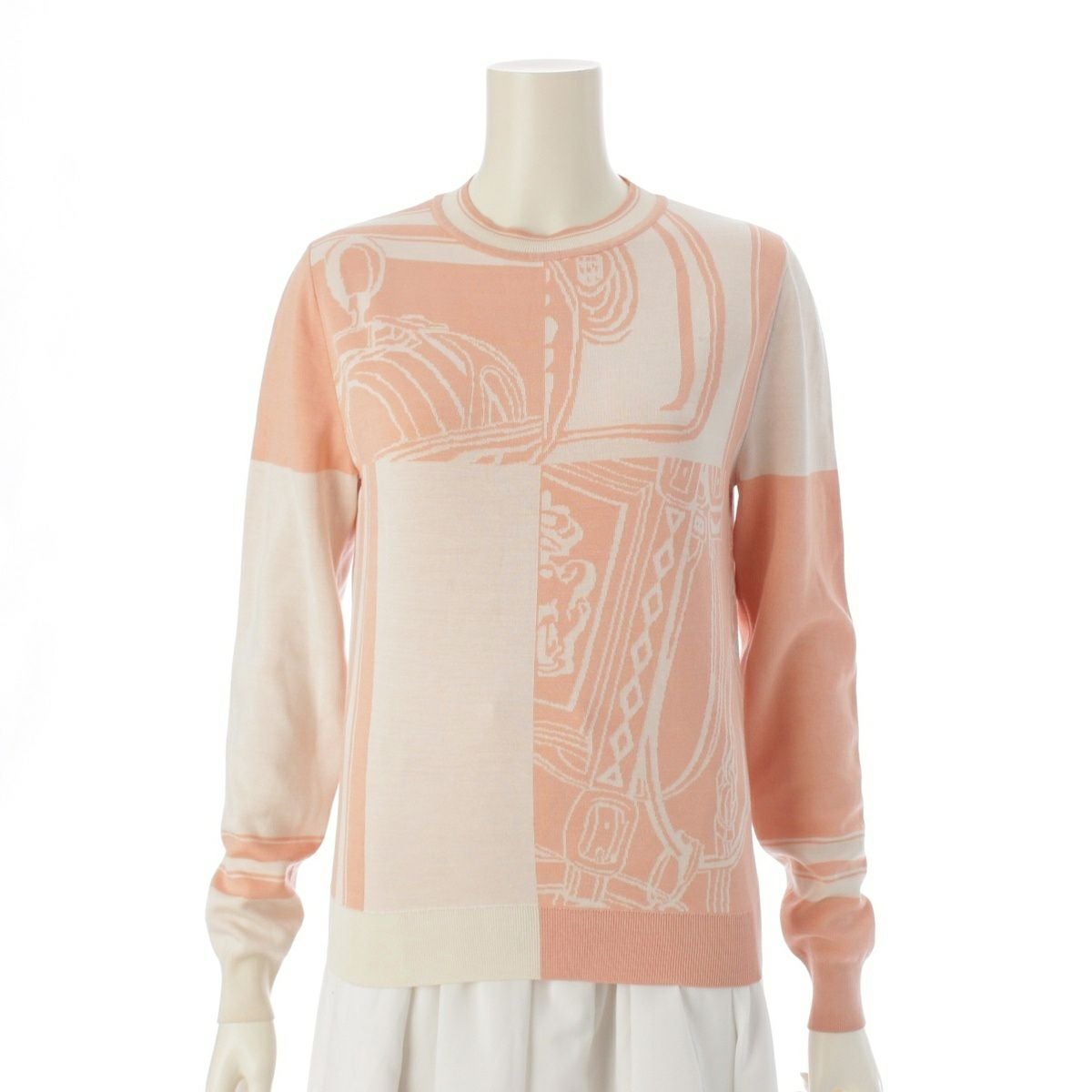 エルメス 24SS シルク Brides de Gala 無秩序 セーター ニット