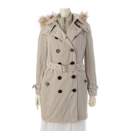 バーバリー ナイロン トレンチコート 4028081 ベージュ 38