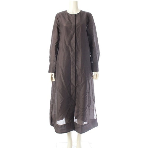 エブール 2025 フラッフィーオーガンジー 2WAY ワンピースセットアップ 4010300389 グレー 38