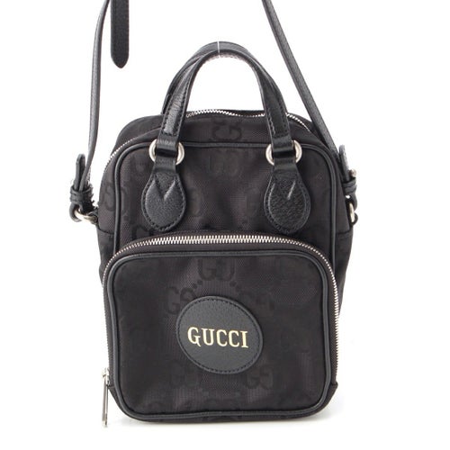グッチ GGナイロン レザー オフザグリッド 2WAY ショルダーバッグ 625850 ブラック