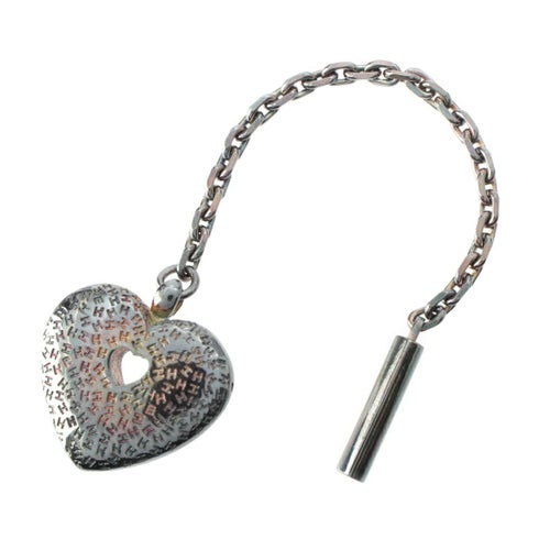 エルメス トゥーブー 925 ハート キーホルダー チャーム シルバー