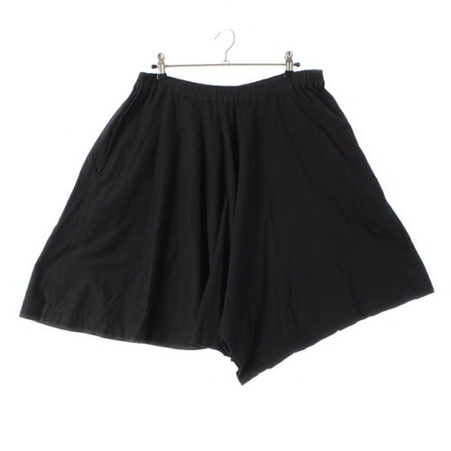 コムデギャルソン 80s コットン 裾 デザイン ハーフ パンツ ボトムス TT-110230 ブラック