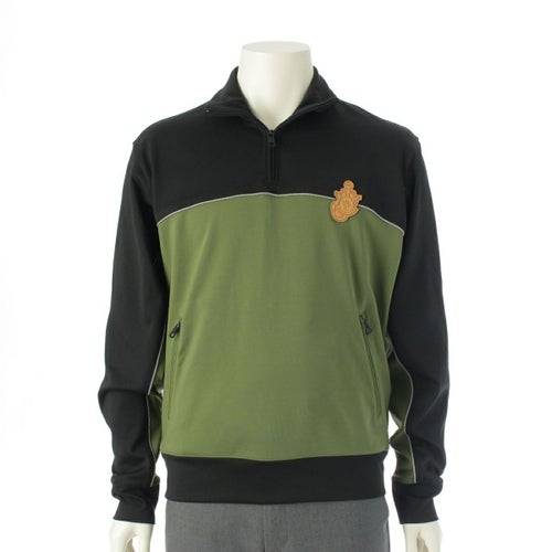 ジェイダブリューアンダーソン モンクレール ジーニアス 22年 ハーフジップ トラックジャケット トップス グリーン ブラック S