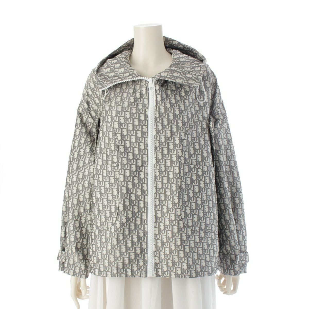 【美品】Christian Dior パーカー XS トロッター柄 オブリーグ クリスチャンディオール オブリーク パーカー ジャケット 327C25A2970