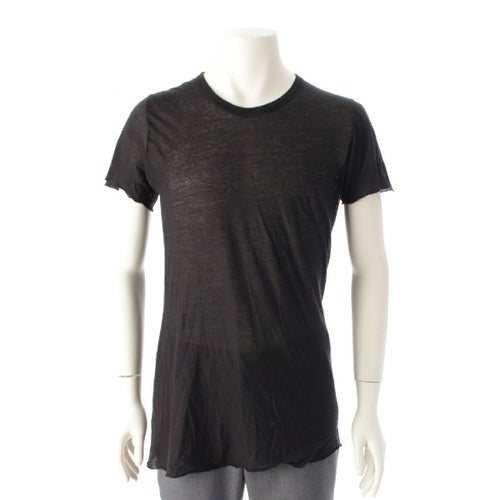 リックオウエンス 20SS SHORT SLEEVE BASIC TSHIRT コットン 半袖Ｔシャツ トップス カットソー RU20S7251-UC ブラック M