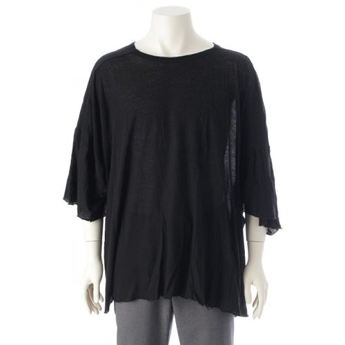 リックオウエンス 24SS コットン TOMMY T トミーTシャツ シアーカットソー カットソー RR01D3283 ブラック F