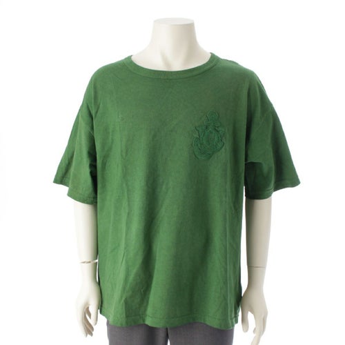 モンクレール ジェイダブリュー アンダーソン JW Anderson 20AW コットン ロゴワッペン 半袖Tシャツ トップス グリーン XL