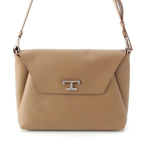 トッズ レザー ドキュメントホルダー ショルダーバッグ XBMTBTN0300U9JC806 ベージュ