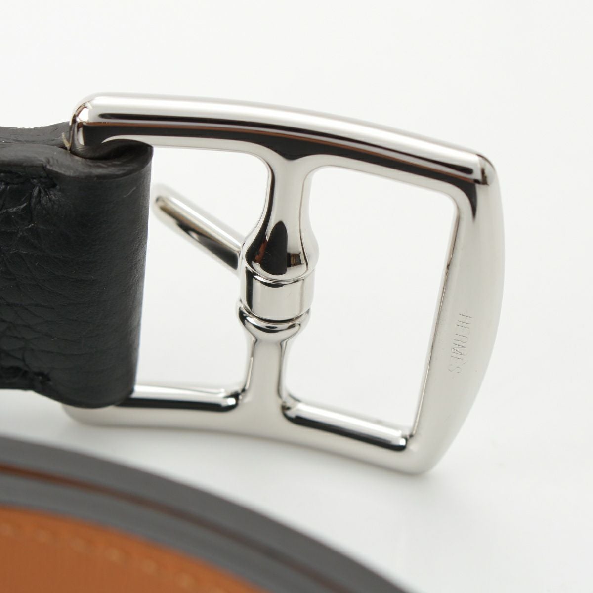 【美品】HERMES エトリヴィエール　ベルト　90メンズ ボルドー　フランス製 7765400000126166-1w.jpg