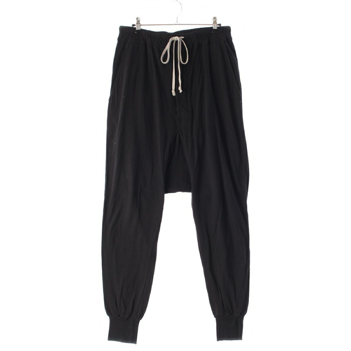 リックオウエンス ダークシャドウ Rick Owens DRKSHDW 20AW コットン ドローストリングプリズナー サルエル パンツ ボトムス DU20F1394 ブラック S【中古】 リックオウエンス ダークシャドウ Rick Owens DRKSHDW 20AW コットン