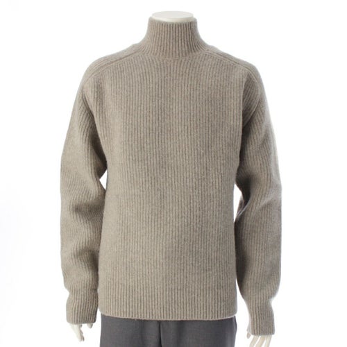 ボッテガヴェネタ 21AW ウール モックネック リブニット セーター トップス 680133 グレー M