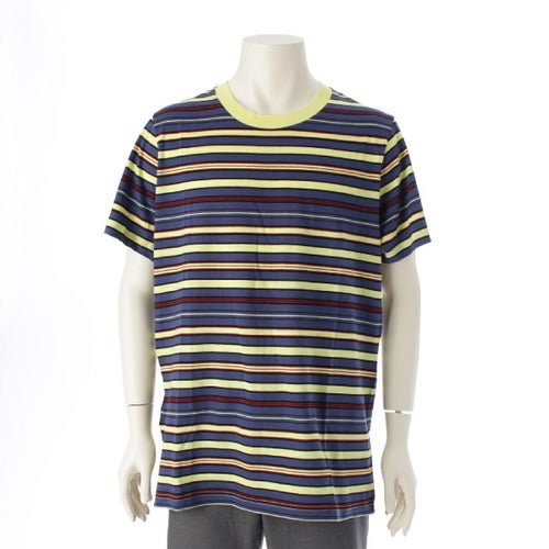 マルニ 23AW コットン ボーダー クルーネック パック 半袖Ｔシャツ トップス カットソー マルチカラー 52