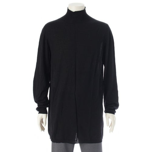 リックオウエンス 19AW ウール オーバーサイズタートルネック WS ニット セーター トップス RU19F4626 ブラック ONE SIZE