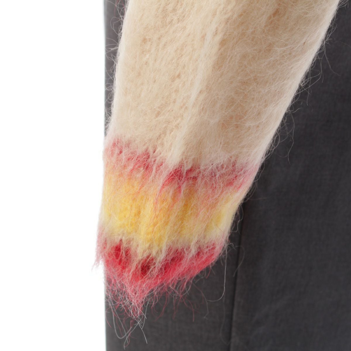 マルニ 23AW FUZZY WUZZY モヘア Vネック カレッジ ニット セーター