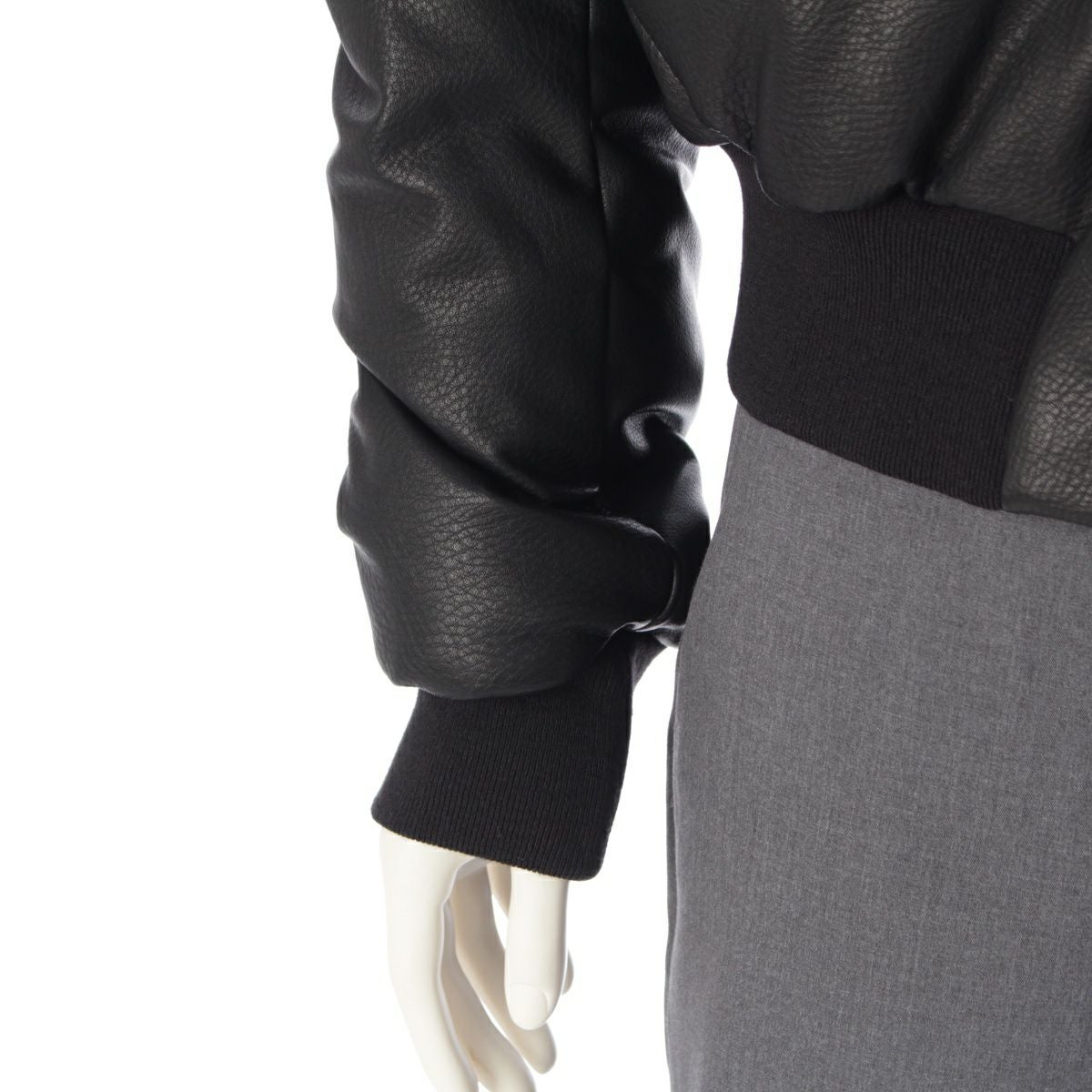 リックオウエンス 22AW FOG CROPPED BOMBER カウハイド 牛革 レザー