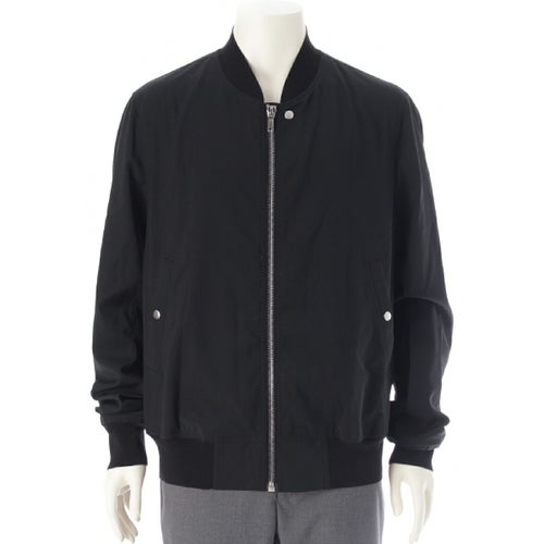 リックオウエンス 24SS ウール クラシックフライト ブルゾン ボンバージャケット アウター RU01D3782 ブラック 52