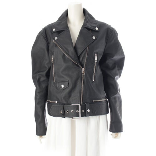 ジェイダブリューアンダーソン カーフレザー 2way ダブル ライダースジャケット アウター LJ0023LT0070910 ブラック M