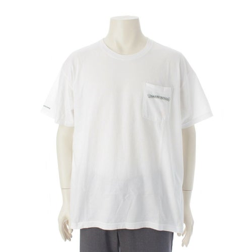 クロムハーツ セメタリークロス バックプリント 半袖Ｔシャツ カットソー トップス ホワイト XL