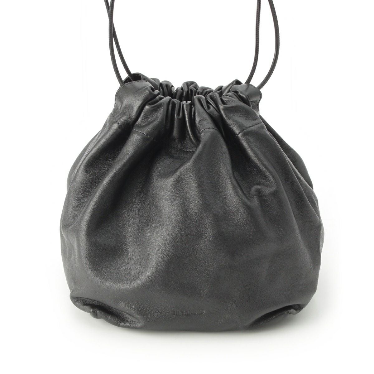JIL SANDER ジルサンダー ダンプリングバッグ 巾着バッグ ブラック 