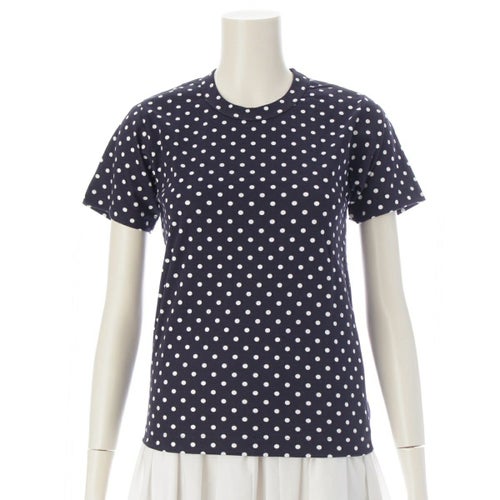 コムデギャルソン AD2005 ドット 半袖Ｔシャツ トップス GQ-T055 ネイビー SS