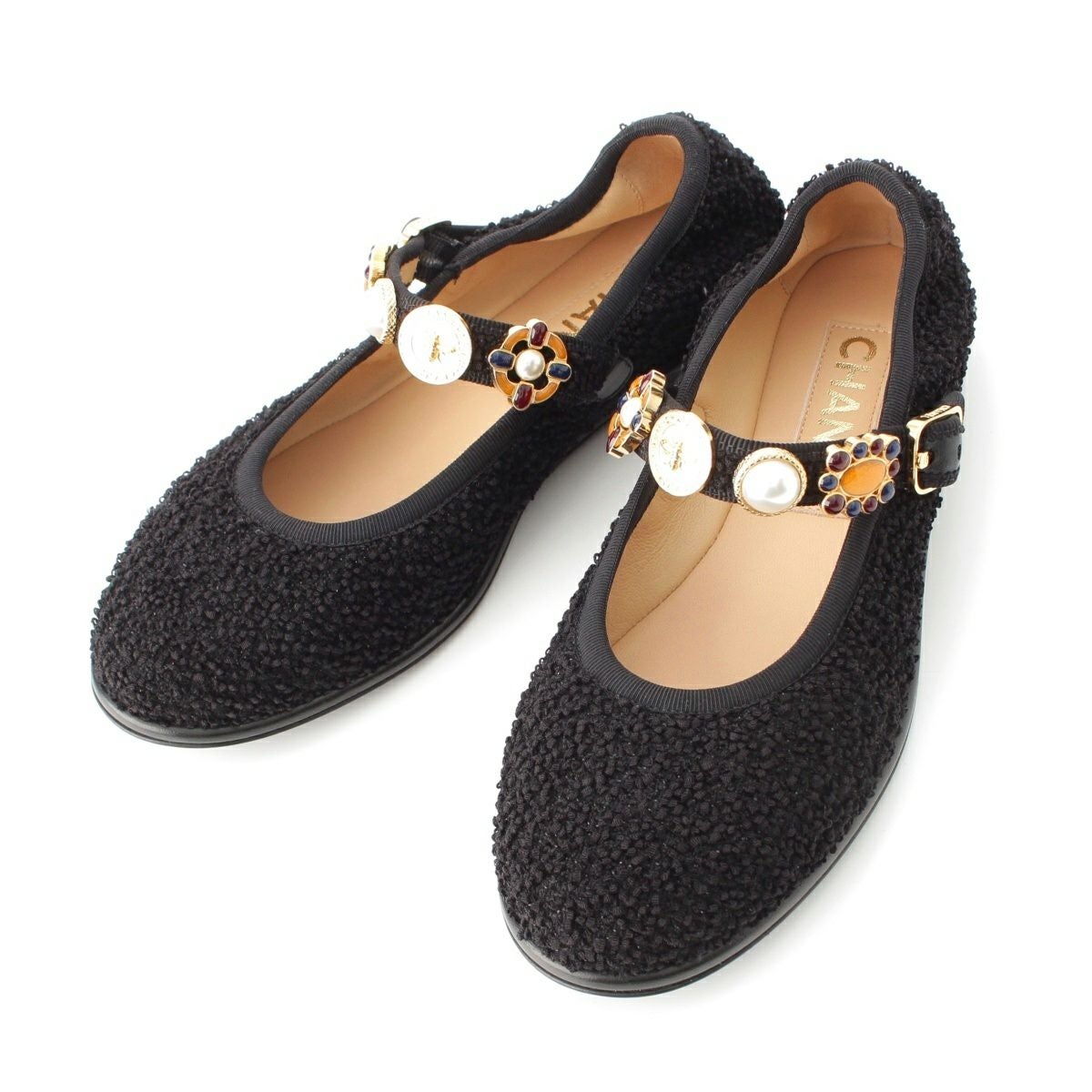 シャネル 2024 Mary Janes アイコン メリージェーン ツイード