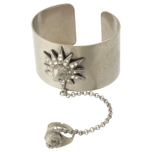 ジャンポールゴルチエ engel 天使 ラインストーン リングチェーンブレスレット バングル アクセサリー シルバー