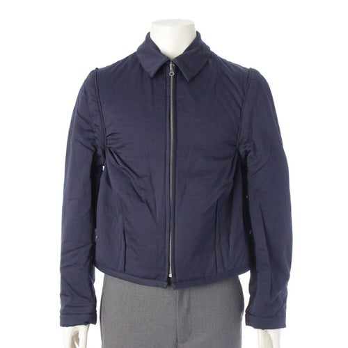 コムデギャルソンオムプリュス AD1998 98AW インサイドアウト期 アウトシーム ブルゾン ジャケット アウター PJ-040940 ネイビー M