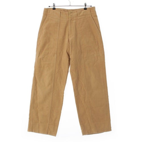 イッセイミヤケ 03AW コットン スイッチング ストレート パンツ ボトムス ME33FF044 ベージュ 3