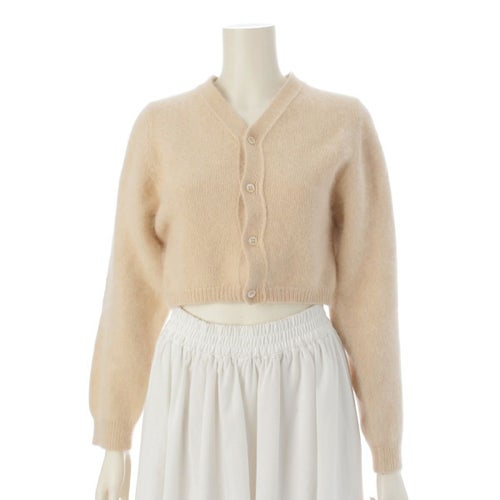 コムデギャルソン AD1993 ウール モヘア ショート丈 クロップド カーディガン GN-040170 ベージュ