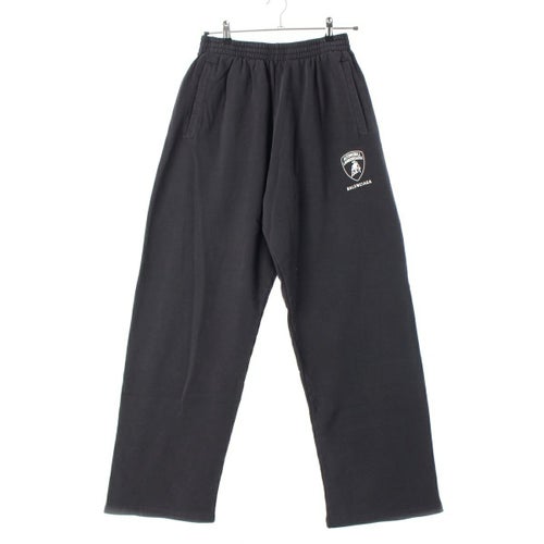 バレンシアガ 25年 コットン スウェットパンツ ボトムス 826637 ブラック XS