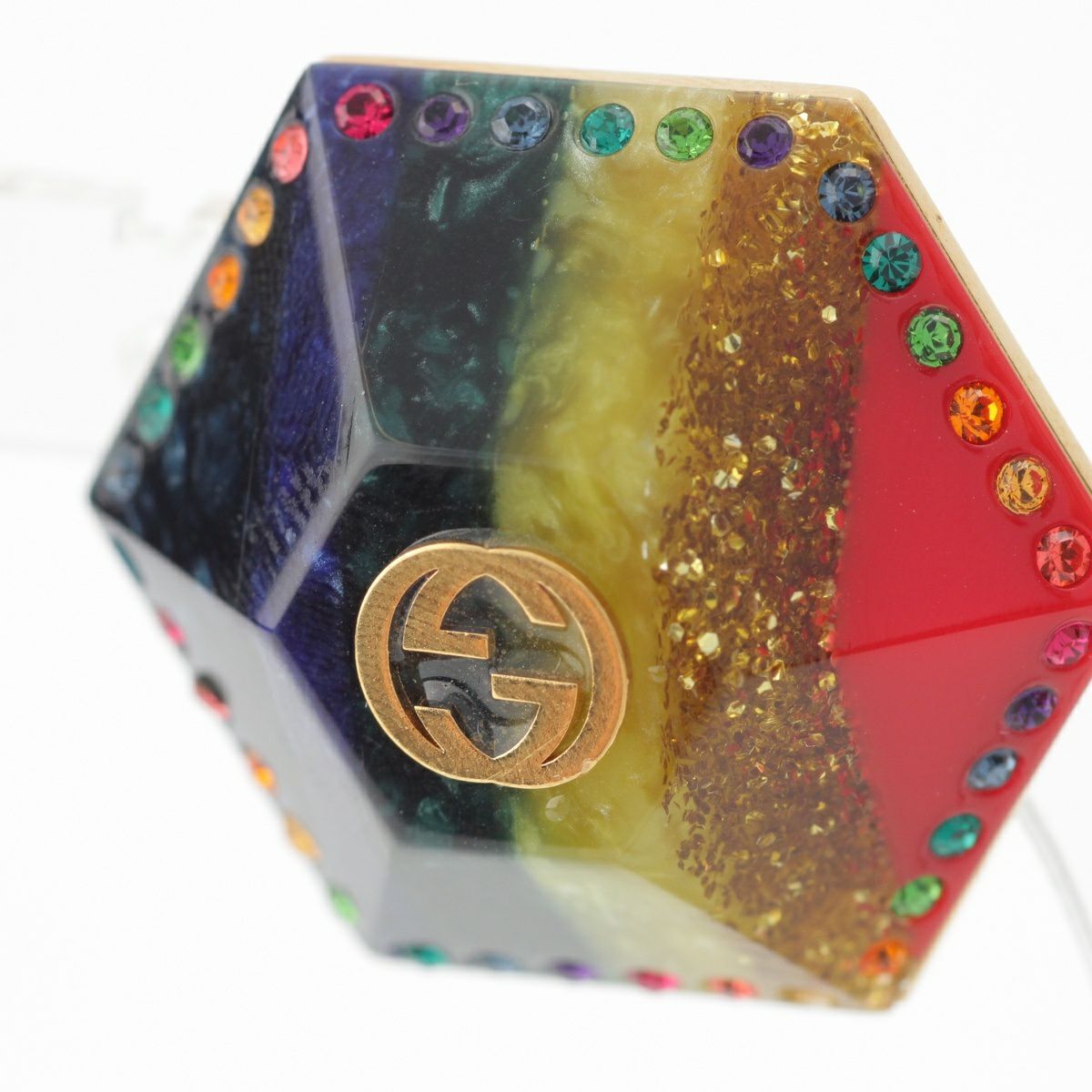 グッチ GGインターロッキング カラーストーン ピアス アクセサリー