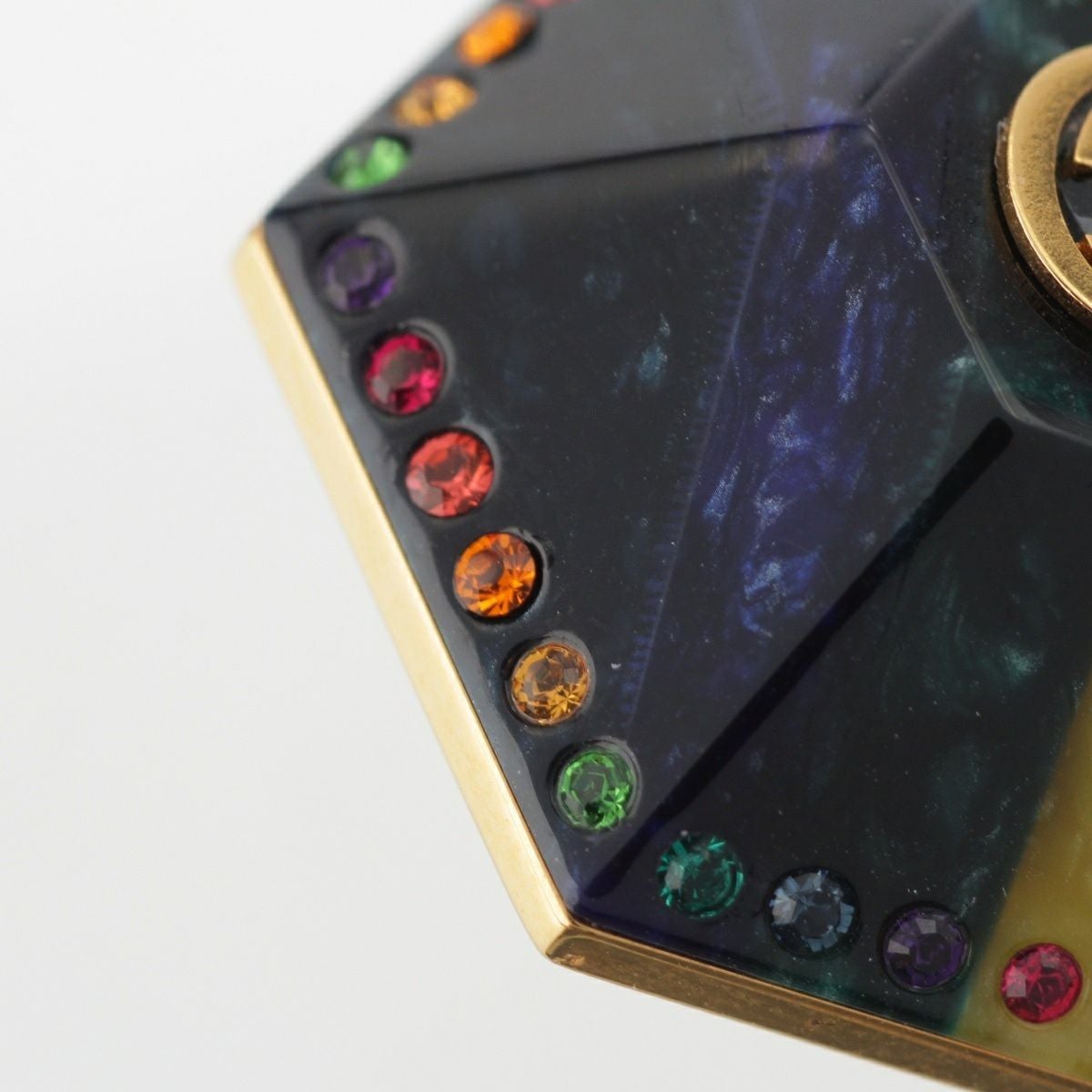 グッチ GGインターロッキング カラーストーン ピアス アクセサリー