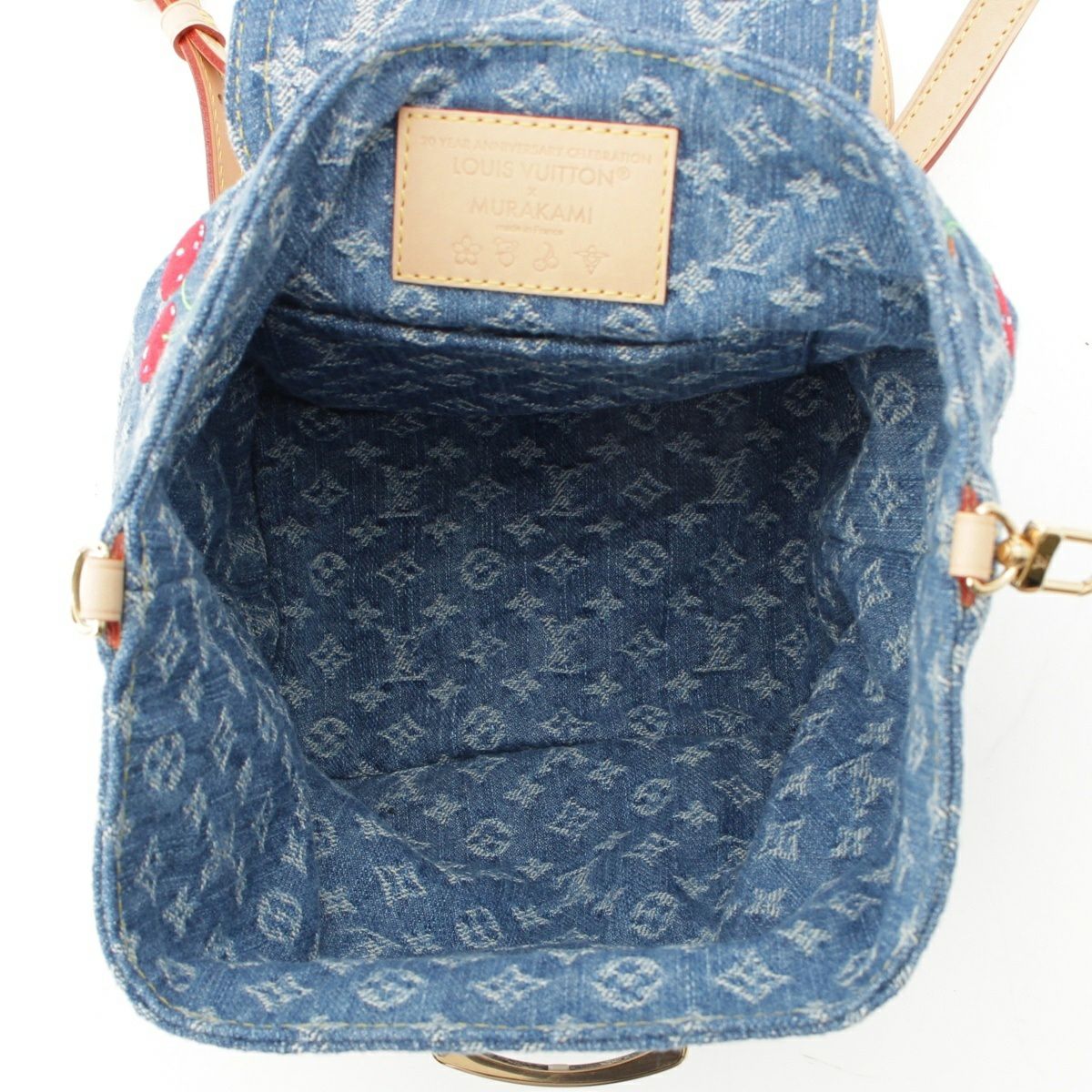 ルイヴィトン LV × TM デニム ヴェニス モノグラム チェリー ミニ